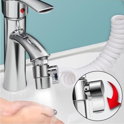 Lavage des Cheveux Douche à Main Pulvérisateur Kit d\'Adaptateur Convertisseur HB066 (1/4)
