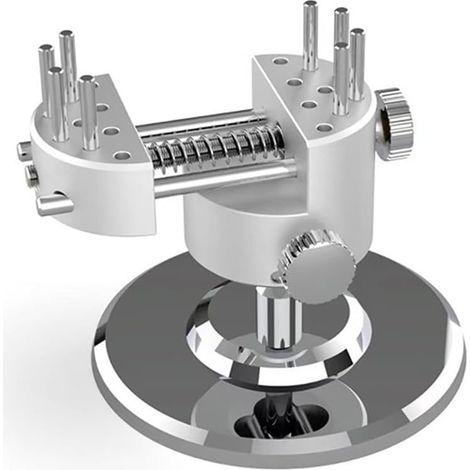 Étau à broche réglable, étau rotatif à 360 ° en alliage d'aluminium pour (1/5)