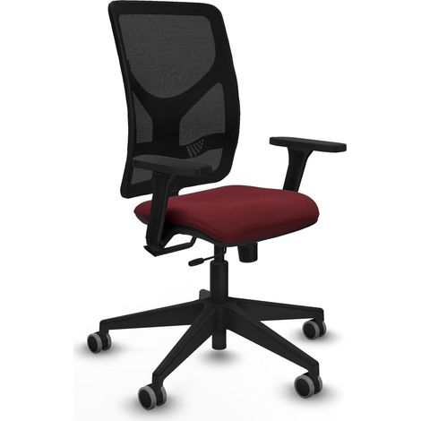 Silla de oficina piqueras y crespo Motilla negro cómoda ergonómica (1/2)