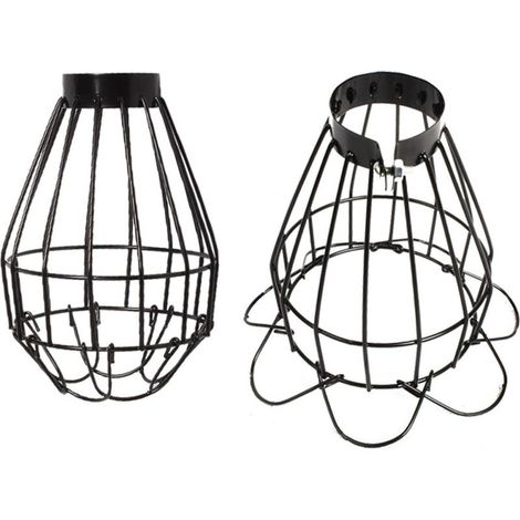 Housse de Lampe chauffante pour Reptile,Abat-Jour Chauffant pour Reptiles - Garde de Chauffage de Reptile de Fil de Fer, Couverture de Maille de Lampe Anti-échaudure pour Terrarium (1/5)