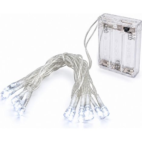 Linder Exclusiv Catena Natalizia a Batteria 30 LED Bianco Freddo (1/5)