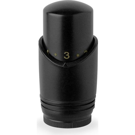 Cabezal termostático universal para radiadores, color negro mate, M30 x 1,5 APM 2 TT NN Negro mate (1/2)