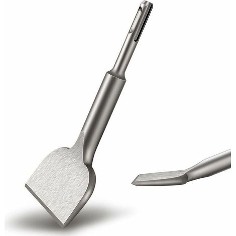 Burin SDS plus coudé 165mm – Ciseau à tuiles pour céramique et carreaux de sol – Acier allié durci pour démolition efficace (1/3)