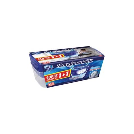 KIT VORTEX AIRMAX ASSORBIUMIDITA' VASCHETTA + TAB- - vaschetta e 1 ricarica tab inclusa - 6 pezzi AIRMAX