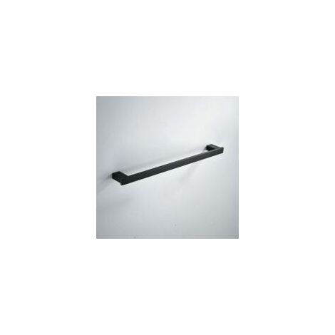 Porte-serviettes Salle de Bain, Acier Inoxydable, 40cm Barre Porte-serviette, Noir, BA8003B-40 - Crezuo