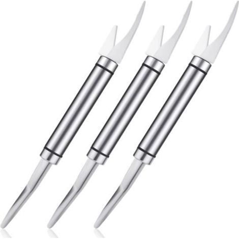 Couteau Éplucheur de Crevettes - Multifonctionnel - Acier Inoxydable 304 - 3pcs - Compatible Lave-Vaisselle (1/4)