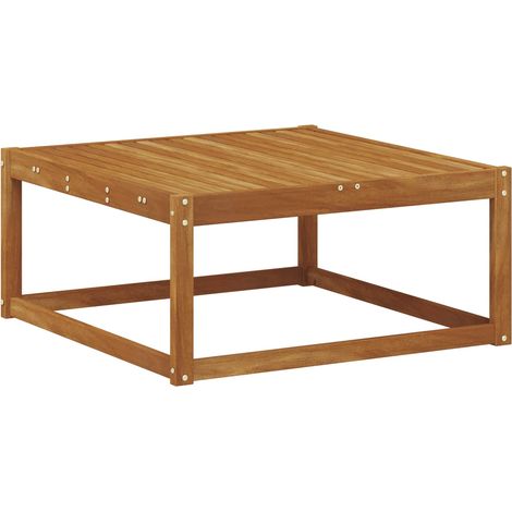 Outdoor Table Natural 79 x 79 x 37 cm vidaXL