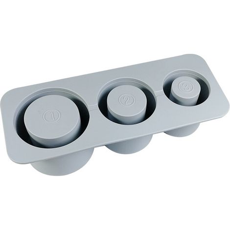 Eiswürfelform für Stanley-Becher, Silikon, Grau (1/5)