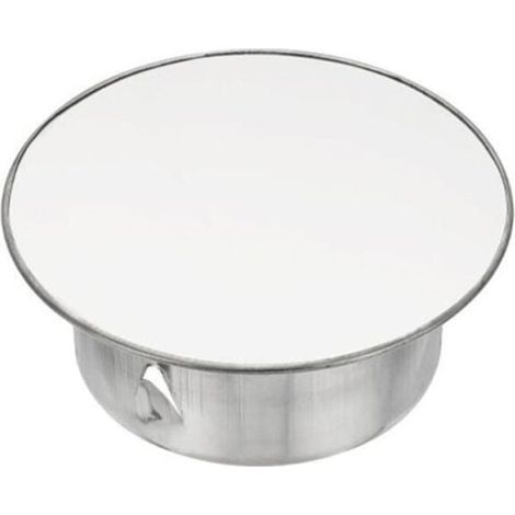 Chimney Cover, Adjustable Tightness, Round Hole Cover, Suitable for Pipe Diameter 90mm, Silver - 1pcs (1/5)