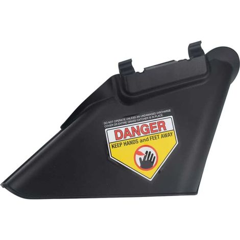 731-07486 Angled side feed chute for lawnmowers, compatible with TB110, TB130, TB220, MTD 11A, 12A. Side feed guide for even material transport – 20 pieces.