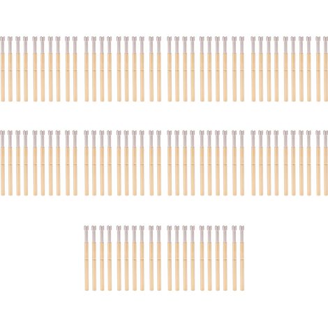 100pcs Broches de Test Pogo Pin à Tête Concave, Laiton, Diamètre de Tube 2,02mm/0,1in, Longueur 33,35mm/1,3in, Pointes de Test PCB (1/5)
