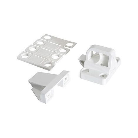 Loqueteau de châssis PVC et ALU DIXIT DS7465 avec cales et gâche gris - LA CROISEE DS