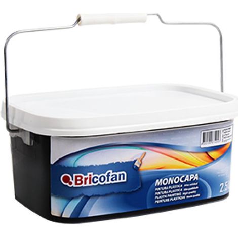 Pintura Plástica Monocapa Negro (2,5 Lt) (1/4)