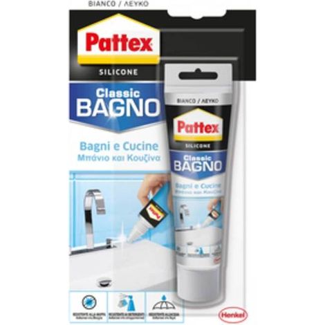 12 x PATTEX SILICONE CLASSIC BAGNI E CUCINE 50 ML