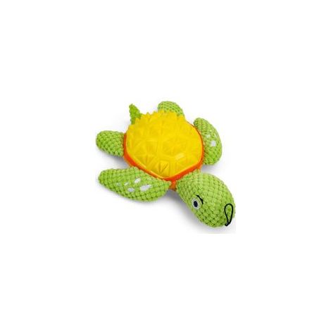Un giocattolo per cani resistente con fischietto, dal simpatico design a tartaruga dai colori vivaci, ideale sia per masticare che per giocare. Il design da 9,4 pollici è adatto a cani di taglia media (1/5)