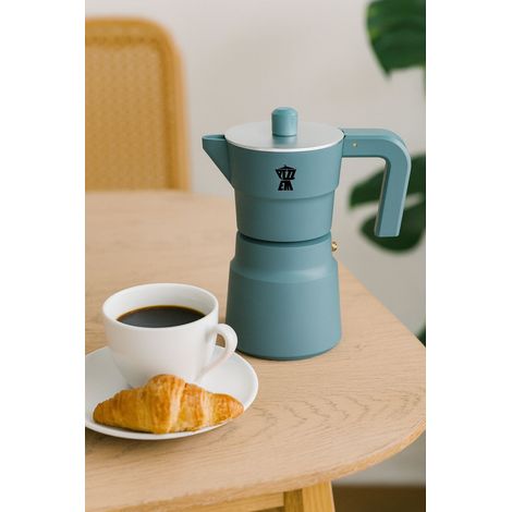 Cafetera italiana - PEZZETTI - SOLIDEXPRESS - Aluminio - 6 tazas - Verde