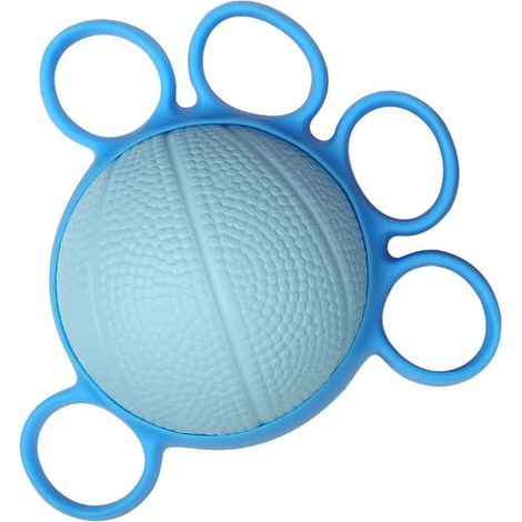 Balle d'exercice pour les doigts, balle de préhension pour la thérapie des mains, balle anti-stress, appareil de renforcement de la force de préhension pour l'exercice et la physiothérapie (1/5)