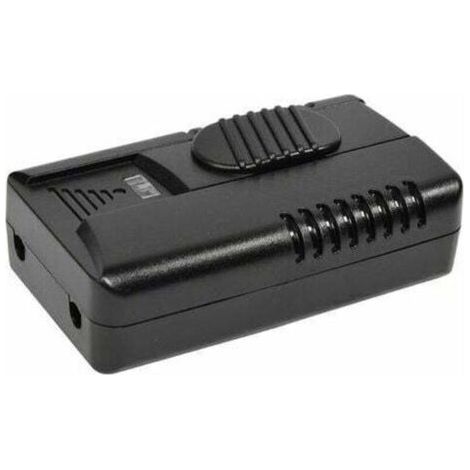 Variateur à pied a curseur 150W 230V Noir Compatible LED [Classe énergétique A] (1/4)