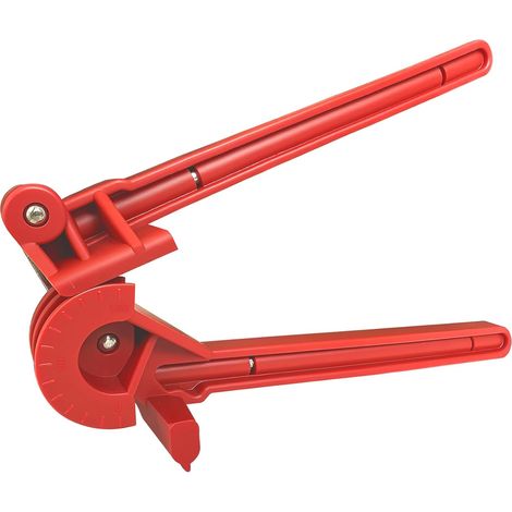 Pipe Bender, Pipe Bender, 4 in 1 Brake Line Bending Tool for 3/16" 1/4" 5/16" 3/8" Copper Brass Aluminum and Fine Steel Fuel Pipe Bend 0-180° Bend (1/5)