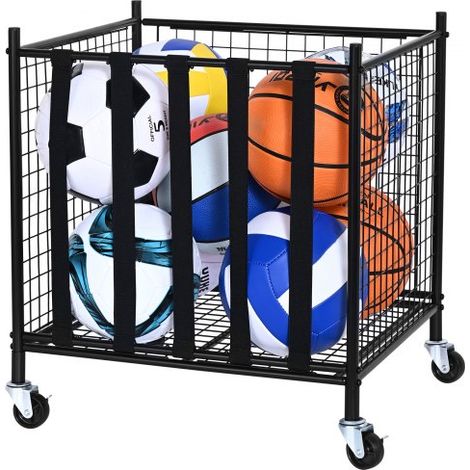 Carrello Portaoggetti per Palline Sportive con Ruote (1/5)
