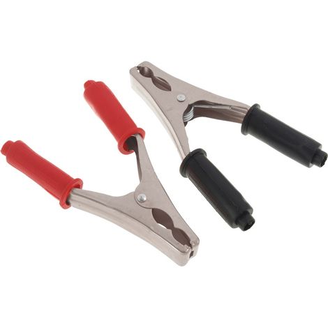 Krokodilstecker 200 A, groß, schwarz, Länge - SS01591CZA