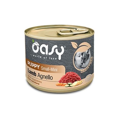 Oasy Dog Grain Free Puppy Small-Mini Agnello - Lattina 200 Gr - (1/2)