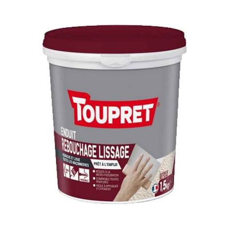 Außenputz zum Ausbessern und Glätten, 1,5 kg Pulver - Toupret