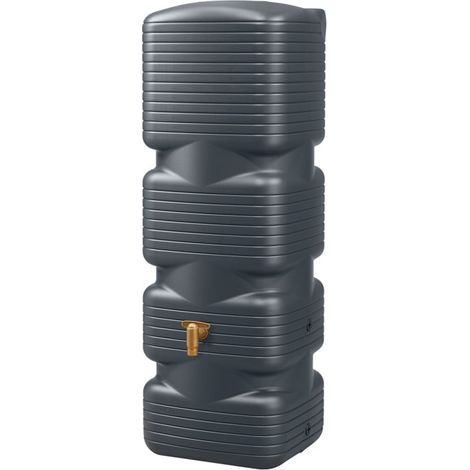 4rain Wandtank Quadro mit Deckel & Auslaufhahn 170 L