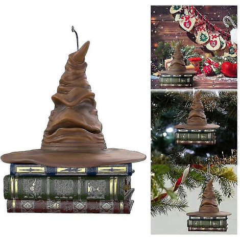 Décoration de sapin de Noël Bebetter - Pendentif Choixpeau Magique Harry Potter pour Halloween et Fêtes - Décoration intérieure (1/3)