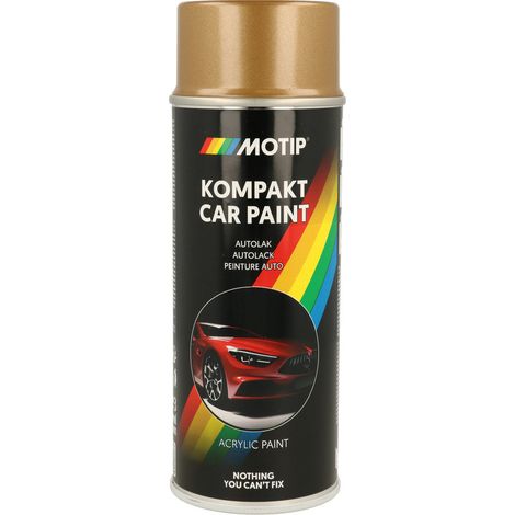 PEINTURE ACRYLIQUE KOMPAKT 52345 OR METALLISE 400ML MOTIP