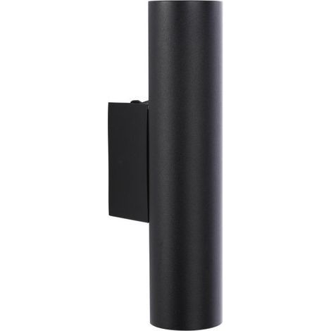 AMXCNOY Applique murale LUSSIOL Figura, 2 spots GU10, design noir (1/2)