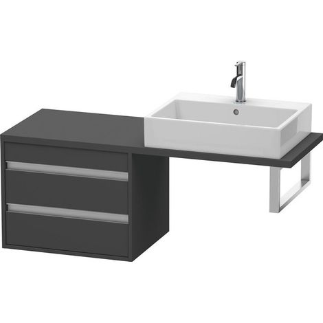 KETHO mobile console basso 480x600x480mm grafite opaco