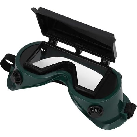 Lot de 4 lunettes de soudage, de meulage et de brasage/découpe plasma, pour matériaux en polycarbonate, pour soudage à l'arc ascendant. (1/5)