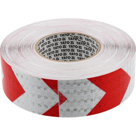 Reflektierende Warnmarkierungsband 49 mm x 45,7 m selbstklebend (1/2)
