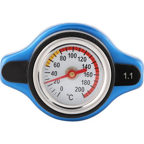 Thermostat-Autoverschluss mit kleinem Kopf. Nenndruck mit Wassertemperaturanzeige (1,1 bar). (1/5)