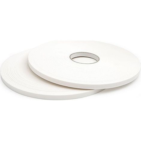 TESA cinta espuma 0,8mm 2 caras 19mmx50m 800 micras acr , CINTA ADHESIVA DOBLE CARA EspumaAncho: 19mmMetros: 50 metrosAlta seguridad para perchas,