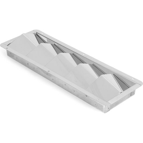 Grille de ventilation marine à 5 fentes, grille de ventilation rectangulaire robuste en acier inoxydable, accessoires de quincaillerie (1/5)