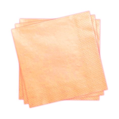 Servilletas de 3 capas, 20 unidades, color salmón (1/2)