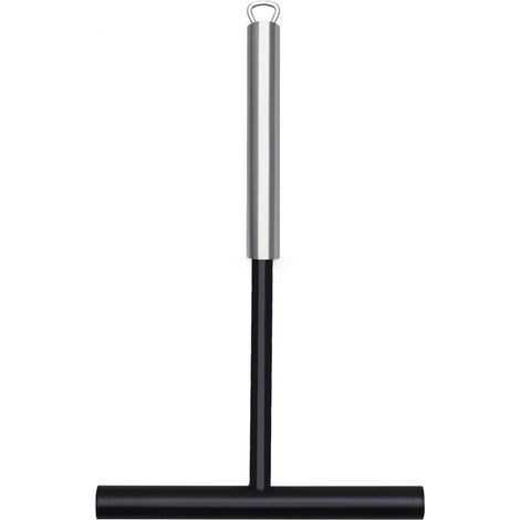 Distributeurs à Crêpes Inox 19.5 cm Long,Surface Lisse Robuste et Résistant à la Chaleur T Forme Manche Rateau Crepe pour Cuisiner à la Maison Faire des Crêpes des Gaufres et des Omelettes (1/5)