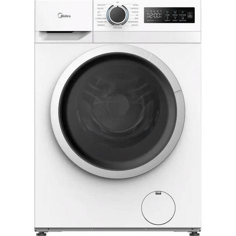 Midea MF110W70BA10W Lavatrice Frontale 7 Kg 1400 rpm Classe A 15 Programmi 72 dB (85x59,5x47,5 cm) colore Bianco