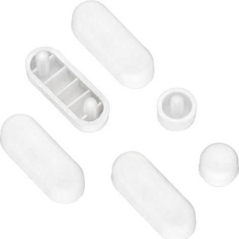 Cornat Kit tampon pour siege de toilette en acrylique avec mecanisme de fermeture en douceur, TEC365023