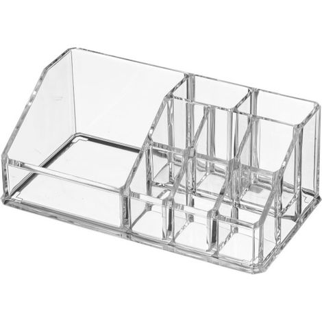 Rangement maquillage transparent - 17x9.5x6.5cm