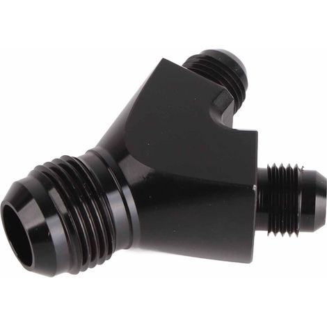 Adaptateur en Y noir pour connecteur mâle AN10 (10AN) vers AN6 (6AN). (1/5)