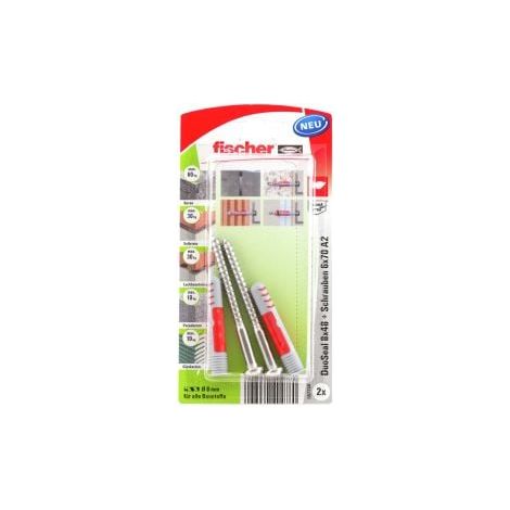 Fischer 2x DuoSeal 8x48 S A2 - 557734