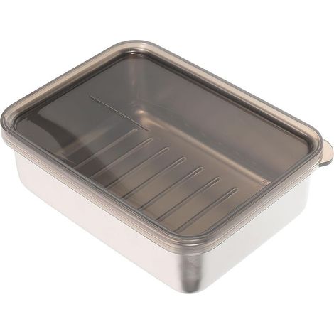 Boîte à bento portable DECHOUS 400 ml, en acier inoxydable 304 (1/5)