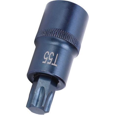 Embout de douille Star S2 en acier allié, clé électrique rapide, finition bleuie, 1/2 x 55 x 55 (1/5)