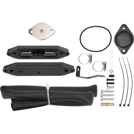 Kit de suppression du système de refroidissement EGR 67EGRPT1114, en alliage d'aluminium, adapté aux moteurs diesel Ford Powerstroke 6.7L de 2011 à 2019. (1/5)