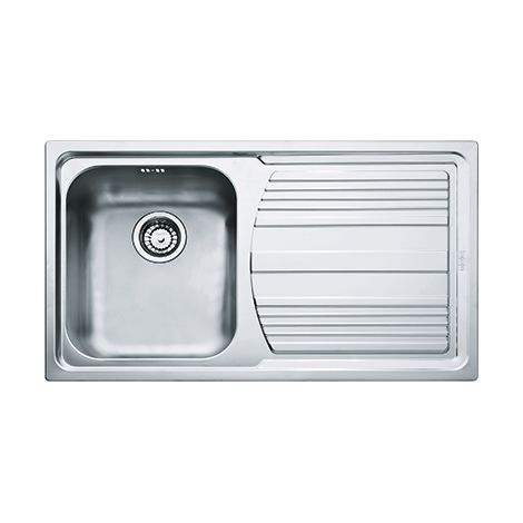 Franke LLX 611-L. Tipo di lavello: Lavello ad incasso, Forma del lavandino: Rettangolare, Colore del prodotto: Acciaio inox. Larghezza: 860 mm, Profondità: 500 mm, Larghezza del comp... - 101.0085.775 (1/2)