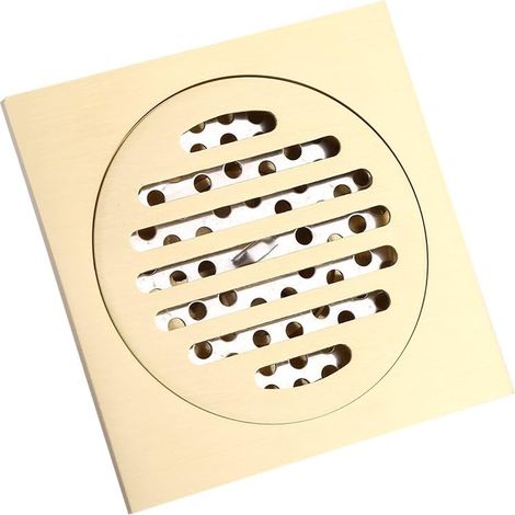Récupérateur de cheveux en laiton de 4 pouces pour bonde de douche, idéal pour l'entretien de la salle de bain, du lavabo ou de la baignoire.-AquaForge (1/3)