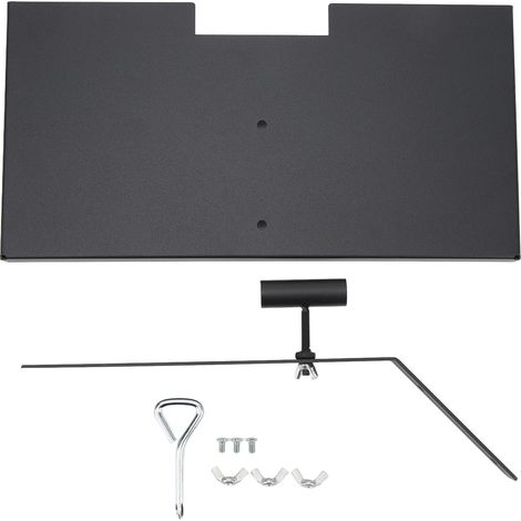 Eosnow Grabmarker -Standhalter Eisen Anti Fade Easy Assembly Mattes Finish Abflussloch Gedenksteinplaque für Angehörige Haustiere (1/5)